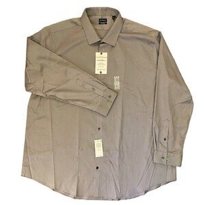 Van Heusen Men's Button Up Shirt Tall Fit Size 20 (35/36) Long Sleeves NWT $65